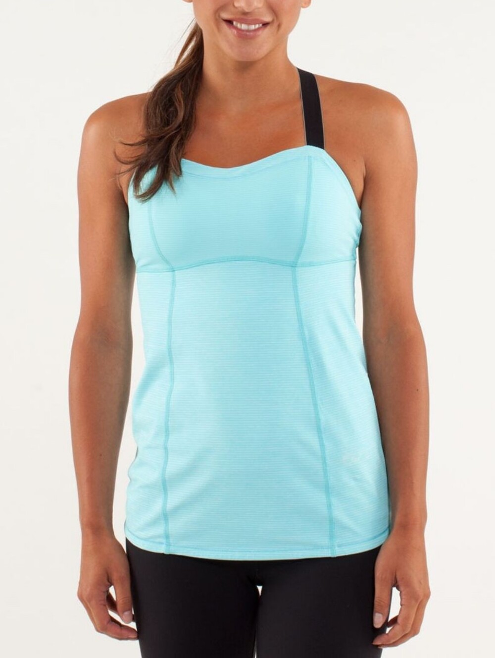 Lululemon Y2K Run Catch Me Blue Striped Racerback Luxtreme Tank Top